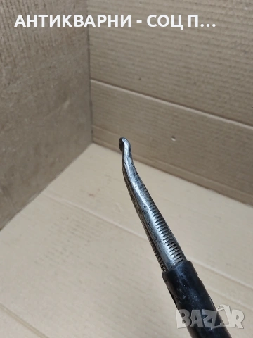 Соц Стара Ръчно Кована Щанга Лост 1кг. НОМЕР 1599., снимка 7 - Антикварни и старинни предмети - 54010470