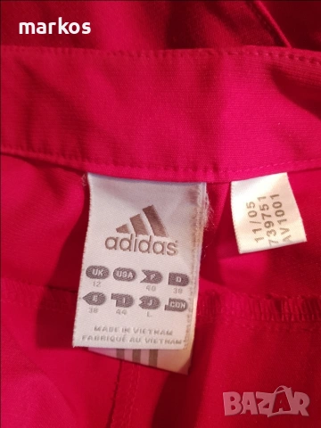 Оригинален дамски спортен панталон ADIDAS Capri / Y2K Винтидж (Размер M), снимка 4 - Дънки - 55148771