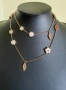Колие от розово злато - Van Cleef & Arpels VCA Perlée couleurs pendant, снимка 1