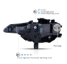 Комплект Full LED фарове за Chevrolet Camaro RS SS 2018 - 2024, снимка 11