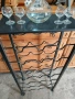 Метална стойка за 21 броя бутилки вино , снимка 3