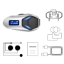 Bluetooth слушалка/интерком за мото каска с FM радио и IP65, снимка 3