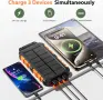 EPOWER-R153A Соларна външна батерия 26800 mAh с PD 22.5W и LED фенер, снимка 4