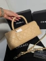 Chanel Coco Handle Дамска Бежова Чанта Код Brand Luxury Fashion1, снимка 7