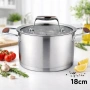 Тенджера Oliver Voltz OV51210P18/OV51210P20/OV51210P22, Berlin Premium Collection, Неръждаема стоман, снимка 2