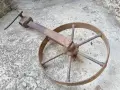 Старо Ковано Метално Колело От Стар Плуг, Рало. / 6 кг. / НОМЕР 509., снимка 3