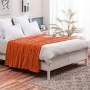MIULEE пухкаво одеяло 150x200см Orange Red, снимка 6