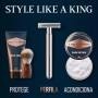 Подаръчен комплект за брада King C. Gillette, Perfect Classic Routine, комплект самобръсначка, снимка 4