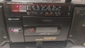 Sharp WQ-T238 стерео двукасетъчен радиокасетофон , снимка 3
