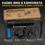 Акумулаторен ръчен лед фенер с електрошок кучета кучегон дамски защита, снимка 5