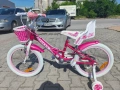 X Детски велосипед 18" LOVELY розов, снимка 4