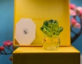 НОВО!!! Оригинална кристална фигурка Swarovski Asian Symbols Fortune Cabbage, символ на богатство, снимка 3
