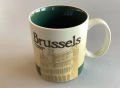 Рядка чаша Starbucks Brussels Belgium Coffee Mug Collectors Series Global Icon 16oz, снимка 1