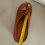 Нови стилни дамски кафяви кожени чехли с ортопедична дишаща подметка, размер 37, кафяви, снимка 8