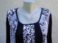 3XL Нова туника М.Collection в черно и бяло , снимка 3