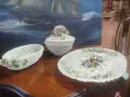 Автентичен комплект винтидж изделия от италиански порцелан/майолика от Басано , снимка 4