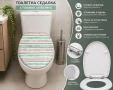 НОВИ! Седалка за тоалетна чиния с плавно затваряне цветна, снимка 1