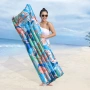 Надуваем матрак с възглавница за басейн и плаж – тропически дизайн, до 90 кг, снимка 4