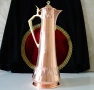 Медна кана с капак WMF бягащ щраус Art Nouveau,Jugendstil , снимка 14