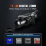 Термо монокъл VEVOR HT-C18, <40 mK, OLED дисплей За нощно наблюдение, лов, инспекции и технически пр, снимка 2