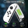 Контролери за Nintendo Switch Joy-Con безжични с вибрация, бели, снимка 3