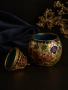 Винтидж декоративна кутийка / бижутерка Cloisonné .1970-1990г., снимка 2