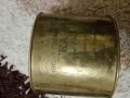 стара месингова кутия за чай от 60-те години на миналия век произведено в Англия, снимка 9