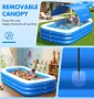 Надуваем семеен басейн LanOcean 280x160 см със сенник, снимка 6