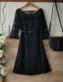 Елегантна- официална черна рокля , снимка 1