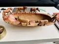 Африканска дървена купа на ловеца, снимка 4