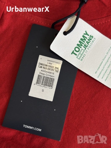 Чисто нова мъжка тениска Tommy Jeans размер S, снимка 3 - Тениски - 54503113
