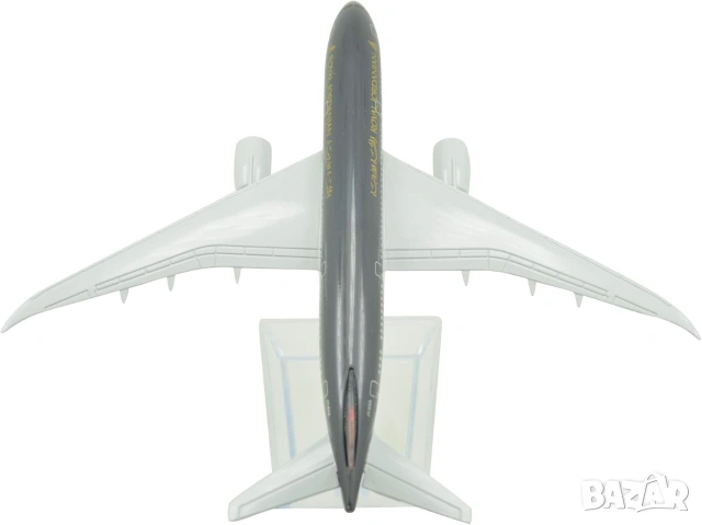 Boeing 787 самолет модел макет Royal Jordanian красив модел черен пътешествие екскурзия полет пилот , снимка 4 - Влакчета, самолети, хеликоптери - 54963130