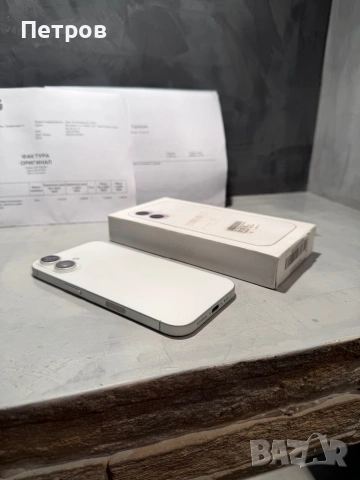 КАТО ЧИСТО НОВ Iphone 16 White + гаранция, снимка 4 - Apple iPhone - 54512455