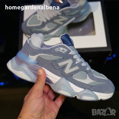 New Balance 9060 – Дамски маратонки синьо/сиво | Размер 37, снимка 4 - Детски маратонки - 54314501