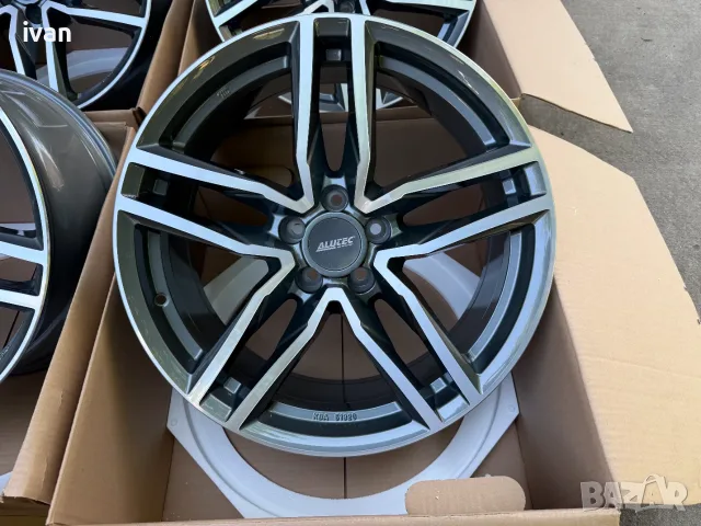 4 бр. чисто нови алуминиеви джанти Alutec 19 цола 5x112, централен отвор 66.5, ET20, 8J, снимка 2 - Гуми и джанти - 55323048