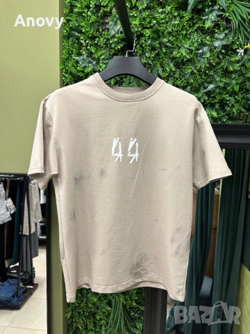 🔥 Овърсайз тениска “44” – черно/бежово – 20€, снимка 3 - Тениски - 54367824
