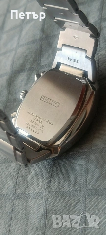 Рядък Нео-Винтидж Seiko Chronograph 100M Alarm (7T62-0DV0) - Като Нов! , снимка 3 - Мъжки - 54703232