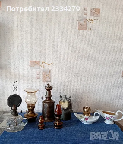 Стари малки газени лампи, колекционерски , снимка 2 - Антикварни и старинни предмети - 55400372