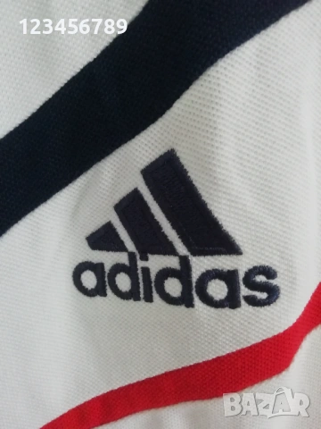 Bayern Munich Adidas Polo нова с етикет ретро оригинална бяла тениска поло с яка Байерн Мюнхен , снимка 10 - Тениски - 51528341