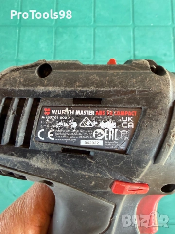 Wurth Master ABS 18, снимка 4 - Винтоверти - 54877194
