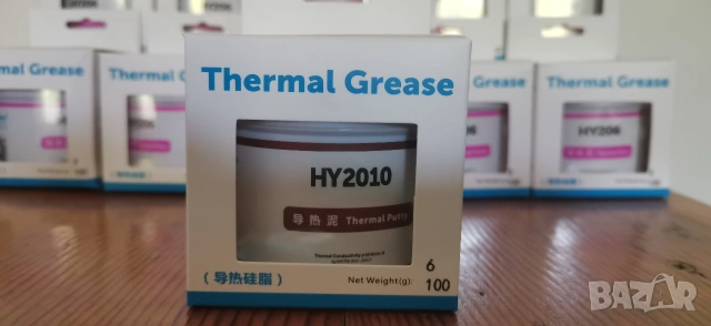 100гр 10 W/m·K Halnziye HY2610 Thermal Putty течен термопад нова подобрена гъста версия