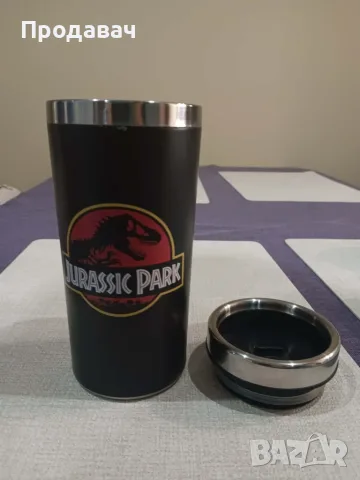 Чисто нови! Маркови термочаши Buydeem (720 ml) и Jurassic Park Paladone (450 ml), снимка 5 - Чаши - 55599936