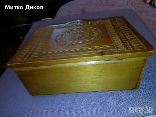 Дървена пирографирана кутия от соца 215х166х80мм №9, снимка 3 - Декорация за дома - 55571535