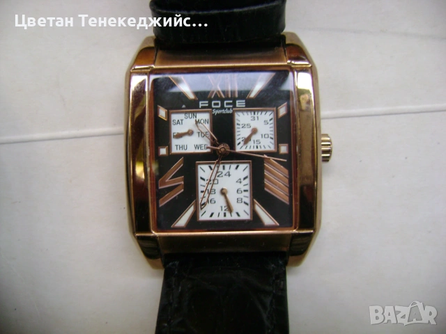 Продавам 5 броя кварцови часовника Nautica,Swatch,Foce,Timex,Q&Q, снимка 10 - Мъжки - 54609112