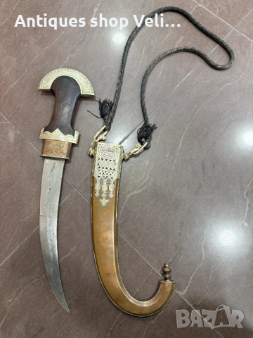 Голям марокански ханджар №8028 , снимка 5 - Антикварни и старинни предмети - 53974195