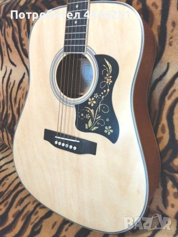 Продавам електро акустична китара SX-SD104 с електроника Fishman 301, снимка 2 - Китари - 53995438