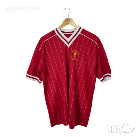 Ретро футболна фланелка Liverpool FC 1984 Rome Home, размер L