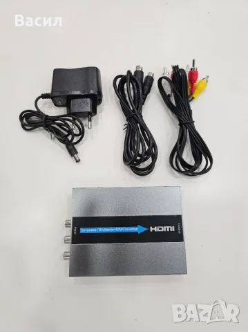 RCA/S-Video към HDMI конвертор