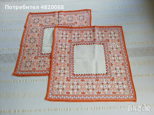 Малки покривки, РЕТРО карета Ръчна бродерия, снимка 3 - Български сувенири - 55141419