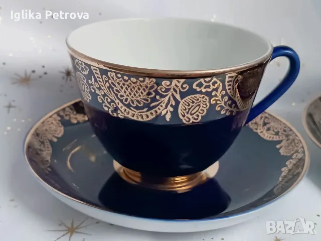 Сервиз за чай/кафе ЛФЗ, снимка 2 - Антикварни и старинни предмети - 55420197